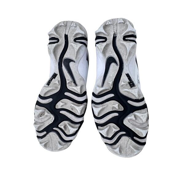 Nike Alpha Menace 3 Shark Football‎ Cleats Men's 13C White Fast Flex CV0581-100 - Picture 8 of 9